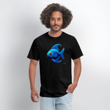 Blue Fish - black