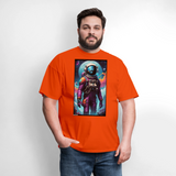 Astronaut  Fuzzy - orange