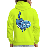 SPACE CAT 6 Hoodie - safety green