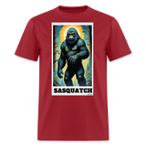 Sasquatch - dark red