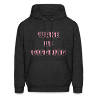 WAKE UP Hoodie - charcoal grey