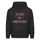 WAKE UP Hoodie - charcoal grey