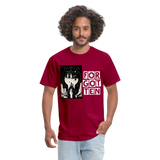 FOR GOT TEN - dark red