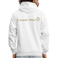I POOPED Hoodie - white