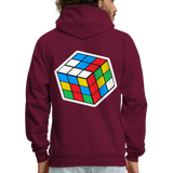 CUBE Hoodie - burgundy