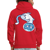 SPACE CAT 4 Hoodie - red