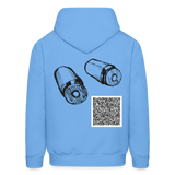 BULLETS Short Story Hoodie - carolina blue