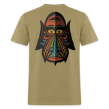 AFRICAN MASK 4 - khaki