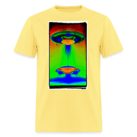 UFO Landing - cornsilk