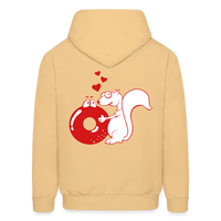 DONUT LOVE Hoodie - light yellow