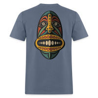 AFRICAN MASK 2 - denim