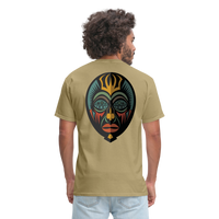 AFRICAN MASK 5 - khaki