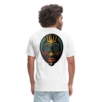 AFRICAN MASK 5 - white