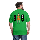 Caution - bright green