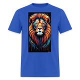 Lion - royal blue