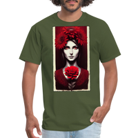 Flower Lady - military green
