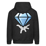 DIAMOND Hoodie - charcoal grey