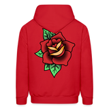ROSE  Zip Up Hoodie - red