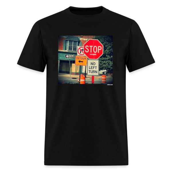 No Left Turn - black