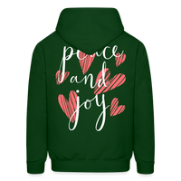 LOVE PEACE JOY - forest green