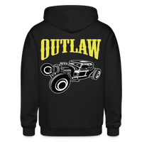 OUTLAW Zip Up Hoodie - black