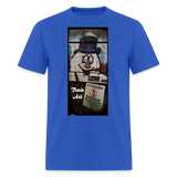 Train Art - royal blue