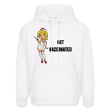 VACCINATED Hoodie - white