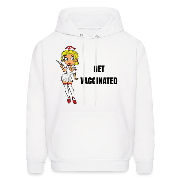 VACCINATED Hoodie - white