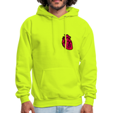 HEART AWARENESS Hoodie - safety green