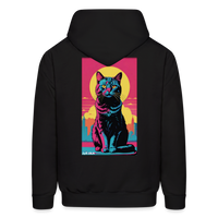 Sunny Cat Hoodie - black