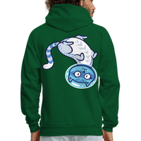 SPACE CAT 4 Hoodie - forest green