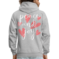 LOVE PEACE JOY - heather gray