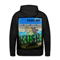 Train Art - black