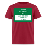 Frog Parking - dark red