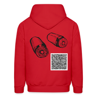 BULLETS Short Story Hoodie - red