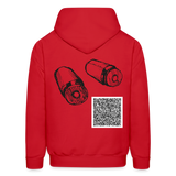 BULLETS Short Story Hoodie - red