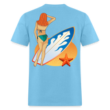 SURF AND TURF - aquatic blue