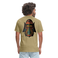 AFRICAN MASK 4 - khaki