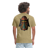 AFRICAN MASK 4 - khaki