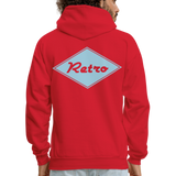 RETRO Hoodie - red