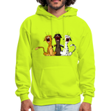 SINGERS Hoodie - safety green