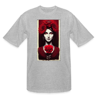 Flower Lady - heather gray