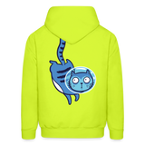 SPACE CAT 6 Hoodie - safety green
