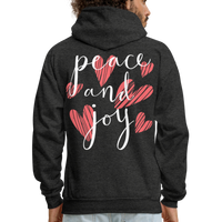 LOVE PEACE JOY - charcoal grey