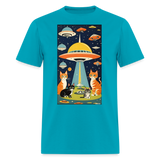 Cat Invasion - turquoise