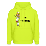 VACCINATED Hoodie - safety green
