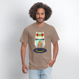 Owl Gaze - brown savana