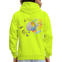 BRAIN ACTIVITY Hoodie - safety green