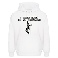 CHICS IN MY BASEMENT Hoodie - white