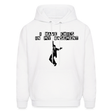 CHICS IN MY BASEMENT Hoodie - white